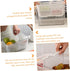 1pc Double Storage Basket Plastic Drawer Plastic Storage Bins Clear Organizer Box Over The Sink Colander Strainer Basket Fridge Pull Out Bin Veggi...