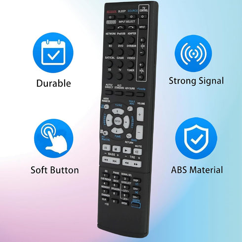 Replacement Remote Control for Pioneer AXD7721 VSX-1029 VSX-1029-K VSX-44 7.2 Channel Networked AV Receiver...