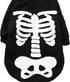 Halloween Pet Dog Cat Skull Hoodies Glowing Skeleton Bones Costume Outfit for Dogs Cats (L)...