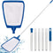 Pool Skimmer Net with Pole, Ultra Fine Mesh Pool Nets for Cleaning with Pole, Semi-deep Pool Net Skimmer with 68'' Thickened Aluminum Pole, Pool L...