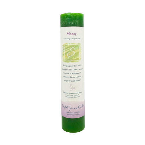 CRYSTAL JOURNEY Candle Pillar Money, 1 EA...