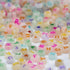 500PCS Acrylic Letter Beads Glow in The Dark for Jewelry Making Alphabet Beads for Bracelets Kit Letters Beads for Necklace Making (color letter l...
