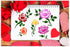 Flower Stencils for Painting on Wood - Reusable Wildflower Stencils for Painting on Walls - Rose, Cherry Blossom, Hydrangea, Lily, Sunflower Stenc...