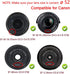 D5200 Lens Cap (52MM) for Nikon D5500 D5200 D3200 w/ NIKKOR AF-S 18-55mm Lens, for Canon EF-M 18-55mm 55-200mm Lens (2 Pack)...