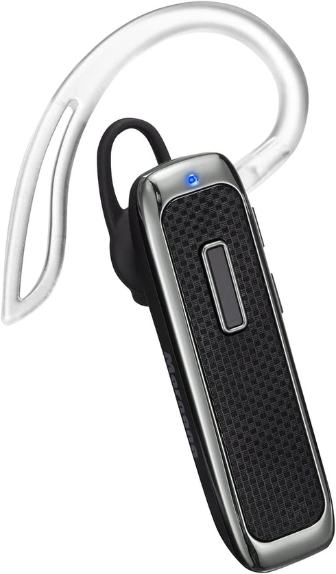 Bluetooth Headset, Hands-Free Wreless Bluetooth Earpiece with 18 Hours Playtime and Noise Cancelling Mic for iPhone Samsung Android Cell Phone Tru...