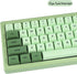 Happy Balls XDA Profile Keycaps Matcha PBT Dye Sub Custom Cherry MX Keycap Set US Layout Key Caps for 61 65 68 75 84 87 96 98 104 108 MX Switches ...