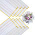 20 sheets waterproof bouquet wrappers, florist bouquets supplies, DIY crafts, gift wrap or gift box packaging, 22.8 by 22.8 inches(white-golden)...