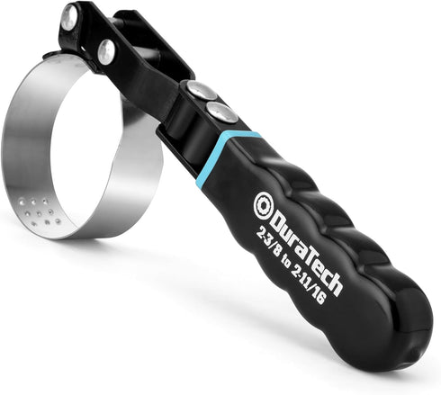 DURATECH Extra Small Swivel Oil Filter Wrench, Oil Filter Removal Tool, Fits Filters 2-3/8" to 2-11/16", Perfect for Car Repair Tools...