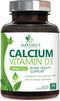 Calcium 1200 mg Plus Vitamin D3, Bone Health & Immune Support - Nature's Calcium Supplement with Extra Strength Vitamin D for Extra Strength Carbo...
