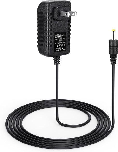 15W Power Adapter Replacement for Echo Pop, Dot 5th Gen, 4th Gen, 3rd Gen, Kids Edition, TV Cube Smart Speakers - Black Charger Cord Plug Long Cab...
