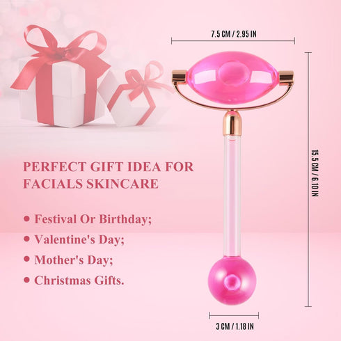 Ice Globe for Facials, New Version 2 in 1 Facial Globe Women's Face Skincare Globe, Ideal Unique Birthday Gifts, Surprises, Elevate Beauty The Rou...