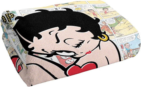 Trevco Betty Boop Vintage Strips Officially Licensed Beach Towel 30" X 60"...