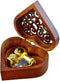 WESTONETEK Heart Shaped Vintage Wood Carved Mechanism Musical Box Wind Up Music Box Gift for Christmas/Birthday/Valentine's Day, Melody You are My...