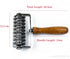 Hosmide Kitchen Baking Dough Cookie Pie Pizza Pastry Lattice Roller Cutter Baking Tool - Stainless Steel - Wood handle...