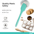 Kitchen Mama Silicone Spatula: Platinum Heat-Resistant Silicone For Cooking & Flipping, Flexible & Beveled Edge, One Piece Spatula For Scraping & ...