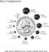 288PCS SS30 Crystal Glass Flatback Rhinestones, Black Round Flat Back Crystal Gems for Nail Art and Craft Clothes, Glue Fix Diamond Stones (6.4-6....