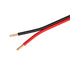 Cables Direct Online Speaker Cable 25FT 14AWG 2 Conductors (14/2) CL3 Rated CCA (Copper Clad Aluminum) Black and Red Jacket Compatible with Low Vo...