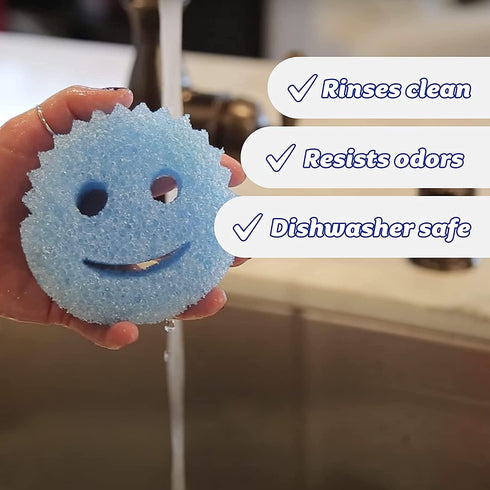 Scrub Daddy Sponges Set - Variety Colors - Scratch-Free Multipurpose Dish Sponge - BPA Free & Made with Polymer Foam - Stain & Odor Resistant Kitc...