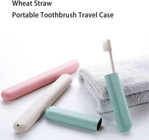 4 Pack Toothbrush Travel Case Portable Travel Toothbrush Holder Breathable Plastic Toothbrush Covers Toothbrush Container Toothbrush Protector for...