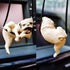 Swinging Dog Car Hanging Pendant Funny Animal Car Rearview Mirror Hanging Charms Ornament Swing Bulldog Auto Interior Accessories Gift Home Decor...