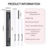 2 Pcs Black + White Eyeliner Pencil, Professional Mechanical Eyeliner Pencil, Eye Brightener, Color Stay Eye Makeup with Built-in Sharpener, Water...