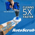 7 Pack Multi-Purpose Drill Brush Kit for Cleaning Bathrooms, Showers, Tubs, Tile, Floors, Sinks, Toilets, Grout and Grime Removal, Reversible Blue...