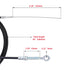 Enhanced 90" Long Throttle Cable 8173 with 82" Casing Replacement for Manco GO Kart Cart Buggy...