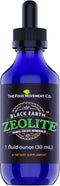Black Earth Zeolite with Humic Fulvic Acids Trace Minerals for Adults and Kids for Detox, Gut Health and Immune Support - 1oz Liquid Drops Supplem...