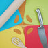 Southern Homewares Cutting Boards Set of 4 - Southern Homewares - Durable Flexible Plastic Kitchen Food Prep Mats Kitchen Accessory Multicolored...