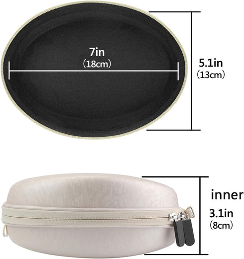 Linkidea Headphones Carrying Case Compatible with Anker Soundcore Life Q30, Life Q35, Life Q10, Sennheiser MOMENTUM 3, MOMENTUM 2 Case, Replacemen...