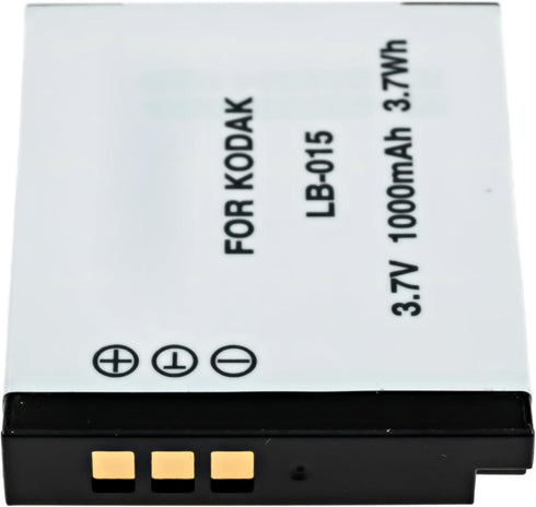 Synergy Digital Camera Battery, Compatible with Kodak PIXPRO WPZ2 Digital Camera, (Li-Ion, 3.7V, 1000 mAh) - Ultra Hi-Capacity - Replacement for K...