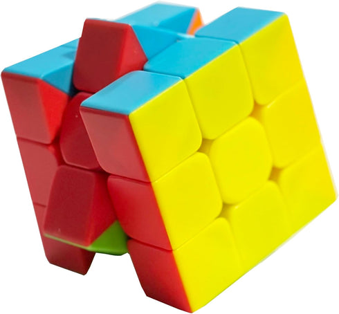 3x3 Speed Cube Stickerless Magic Cube 2.2" Puzzle Game Brain Teaser (3x3 1PK, Rainbow)...