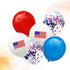 BinaryABC Patriotic Latex Balloons Confetti Balloons,4th of July Balloons,25Pcs...