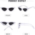 GIFIORE Retro Vintage Cat Eye Sunglasses for Women Trendy Narrow Cateye Frame Sun Glasses...