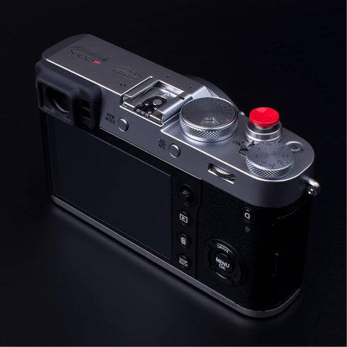 VKO Metal Soft Shutter Release Button,Delicate Camera Shutter Button Black Red Dark-red 11mm Concave Surface(3 Pack)...