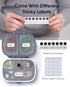 Holii Travel Pill Organizer, 8 Compartments Portable Pill Case, Daily Pill Box to Hold Vitamins, Small Pill Container for Pocket Purse Medicine Or...