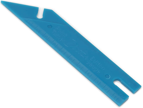 Dritz 5-1/2" Button Gauge & Point Turner, 1 Count Guage & Turner, Blue, 7.75 x 2.88 x 0.5...