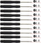 Fixinus 10 Pieces Slotted 2.0mm Flat Head Mini Screwdrivers Set for Cell Phone iPhone Samsung Tablet Laptop PC Games and Small Electronics...