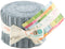 Bella Solids Steel Junior Jelly Roll 20 2.5-inch Strips Moda Fabrics 9900JJR 184...
