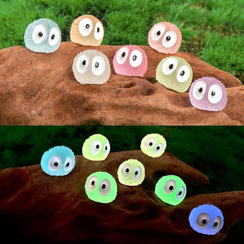 Glow in Dark Luminous Miniature Fairy Garden Accessories, Animals, Figurines, Micro Landscape Ornaments DIY Kit, Environmental Resin Decoration Ou...