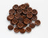 200PCS 5/8 Inch (15mm) Brown Color Wooden Buttons DIY Crafts Button Sewing Project...