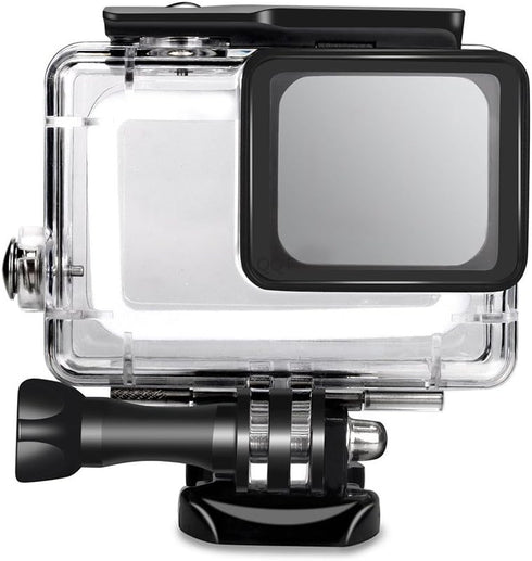 for Gopro Hero 7 Black Waterproof Housing Case, Protective Underwater Diving Housing Shell 45m with Bracket for Go Pro Hero 6/5 & Gopro Hero 7 Bla...
