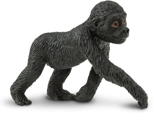 Safari Ltd. Lowland Gorilla Baby Figurine - Lifelike 3.3" Wildlife Figure - Educational Toy for Boys, Girls, and Kids Ages 3+...