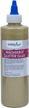 Handy Art Washable Glitter Glue 4 ounce, Gold...