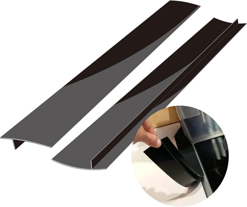 Silicone Stove Counter Gap Cover 21" by Kindga, Easy Clean Gap Filler Sealing Spills Between Kitchen Counter, Appliances,Stovetop, Oven, Washing M...