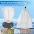 Pool Clean Vacuum Replacement Bag Nylon Fine Mesh Net with Pull and Lock for Leaf Catcher for Leaf Bagger for Leaf Bagger for Leaf Vacuum for Leaf...
