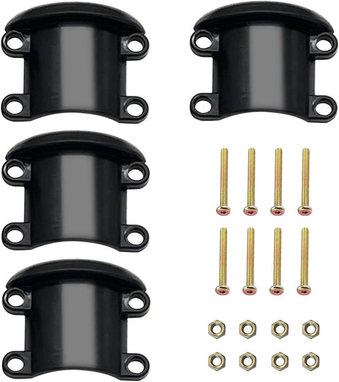 2 Pack Squirrel Baffle Accessory for Bird Feeder Pole and Bird Houses, Pole Mounted Buckle Stopper for Guarding Birdhouse (Baffle Not Included)...