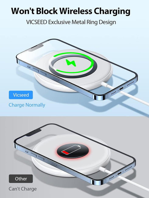 VICSEED for MagSafe Car Mount?Upgraded Strongest Magnet Power? Magnetic Phone Holder for Car Vent 360 Adjustable Magnetic Car Phone Holder Mount f...