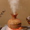 Wood Grain Humidifier-Flower Shape Mini Humidifier with Cool Mist Humidifier for Bedroom/Desk/Car/Office,2 Mist Mode Waterless Auto Shut-Off, 7 Co...