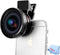 2-in-1 Professional Universal Smartphone HD Camera Lens Kit (Super Wide Angle & Macro Lens) for iPhones 15, iPhone 15 Pro, Pro Max, iPhone 14, iPh...